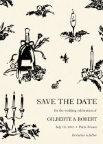 Toile de Love Save the Date