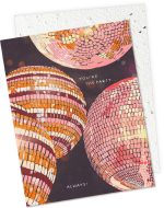 Disco Party Birthday Card