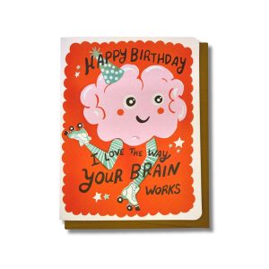 Brain Works Birthday Card