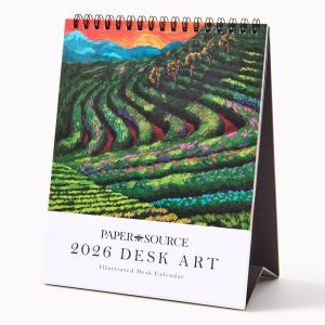 2026 Paper Source Desk Art Easel Calendar