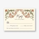 Ornamental Autumn Response Card