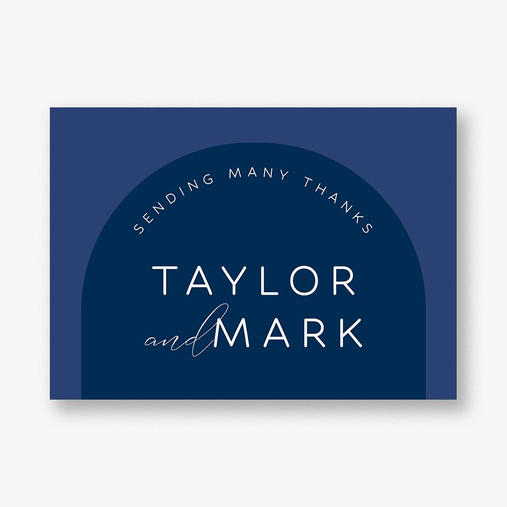 Colorful Arch Thank You Card