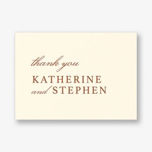 Minimal Arch Thank You Card