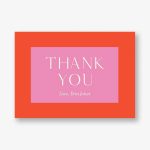 Colorblock Thank You Notes