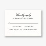 Timeless Elegance Response Card