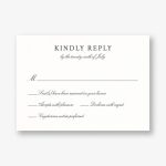 Botanical Wreath Monogram Response Card