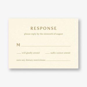 Anemone Response Card