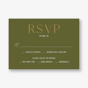 Simply Us Green Response Card