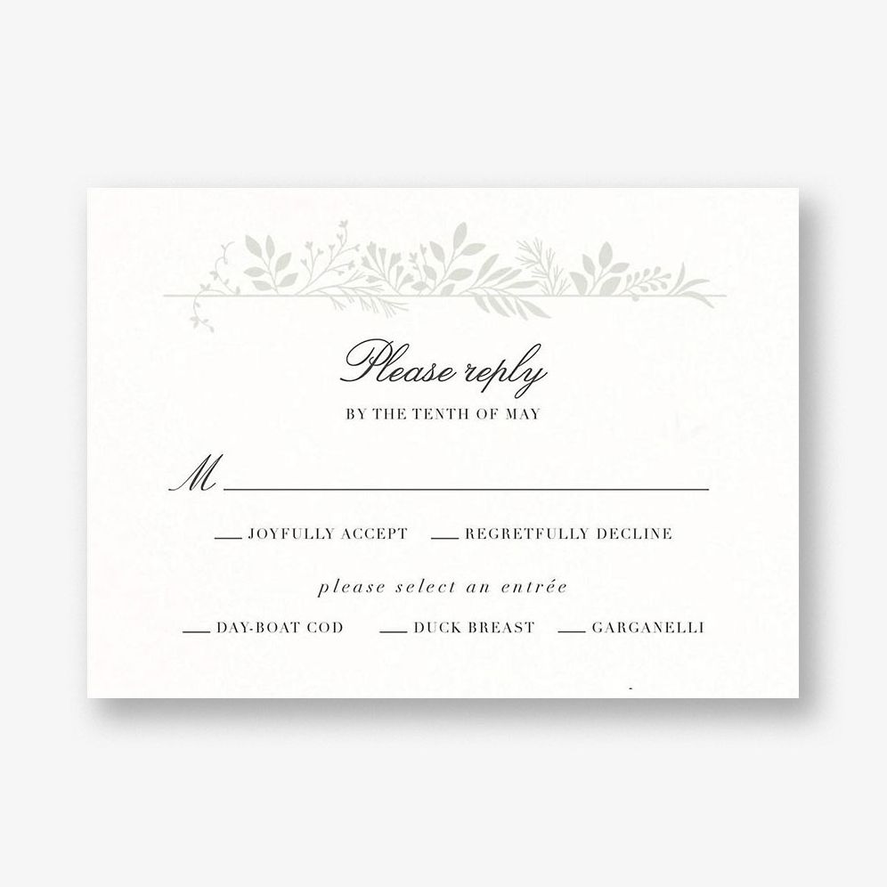 Good Vines Response Card