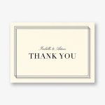 Classic Lined Frame Stationery