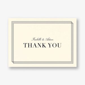 Classic Lined Frame Stationery