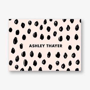 Scribbly Dots 4 Bar Stationery