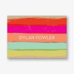 Painted Stripe 4 Bar Stationery