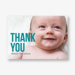 Lower Bebas Photo Baby Thank You Notes