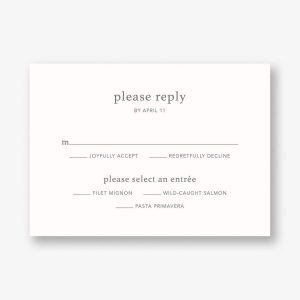 Fleurs d'Alenvßon Response Card