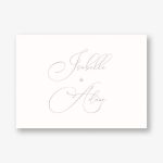 Chantilly Script Stationery