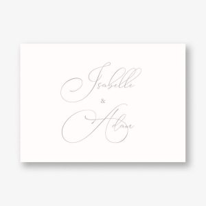 Chantilly Script Stationery