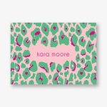 Green Leopard 4 Bar Stationery