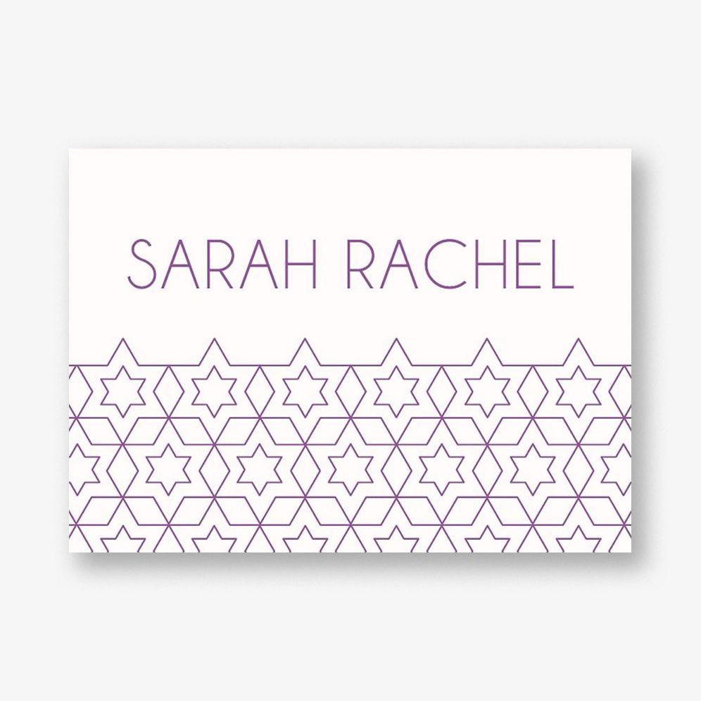 Geometric Star Stationery
