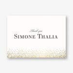 Champagne Border Stationery