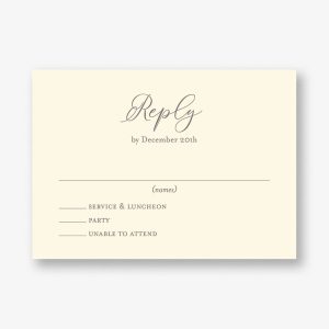 Garden Star Bat Mitzvah Response Card
