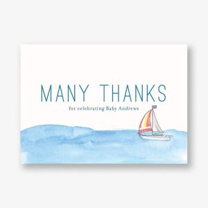 Sailboat Thank You Notes