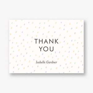Rainbow Dot Thank You Notes