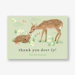 Deer Baby Thank You Notes