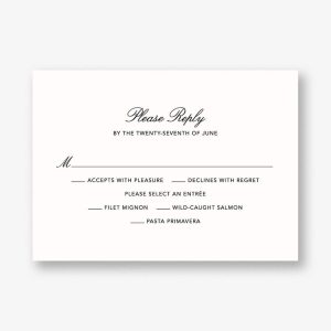 Devonshire Response Card