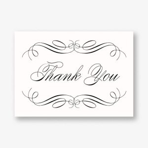 Calligraphy Flourish Stationery