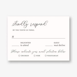 Painted Magnolia Response Card