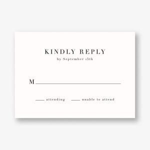 Chicago Response Card