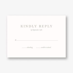 Dogwood Tree Response Card