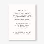 Signature Information Card