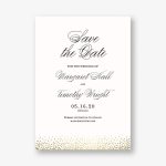 Champagne Border Save the Date