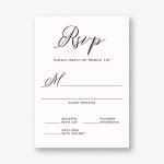 Champagne Response Card