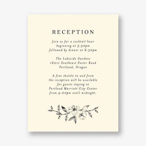 Dogwood Blossom Information Card