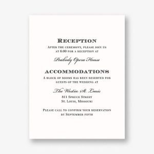 Foil Leaves Information Card