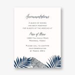 Palms Information Card