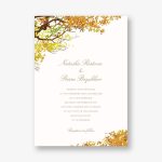 Autumn Boughs Wedding Invitation