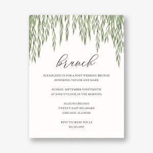Willow Boughs Information Card