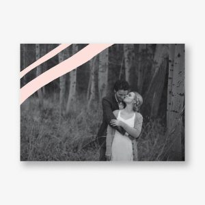 Cherish Meringue Photo Stationery