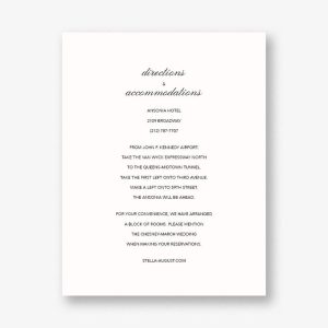 Gardenia Information Card