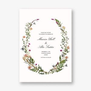 Fleurs Sauvages Save The Date