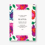 Floral Punch Bridal Shower Invitation