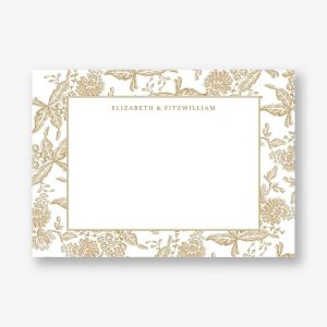 Hydrangea Lace II Stationery