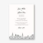 City Lights II Wedding Invitation