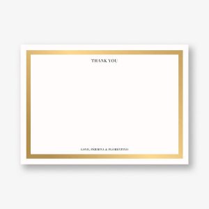 Editorial II Foil Stationery