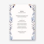 Heron Heralds Menu