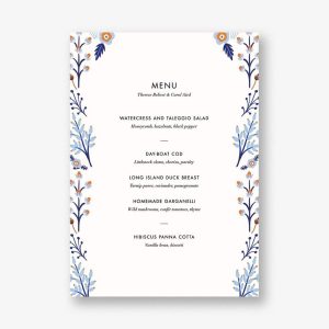 Heron Heralds Menu